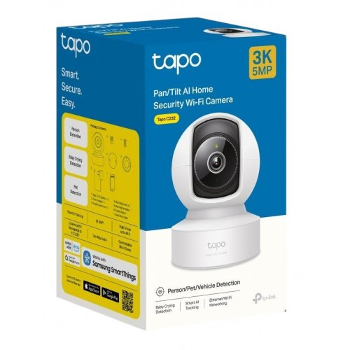 IP-камера TP-LINK Tapo C232 купить в Украине: Киев, Днепр, Харьков, Одесса  | Низкая цена, отзывы, характеристики от TELEMART фото