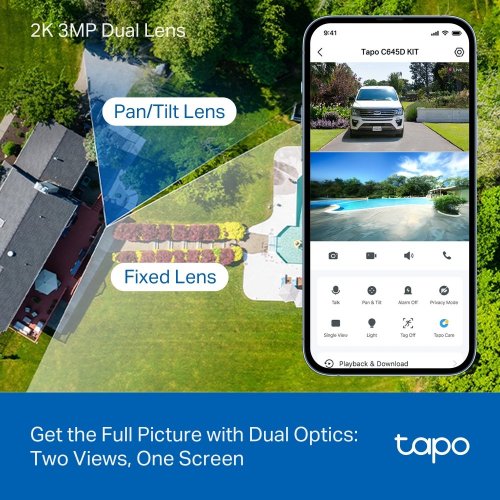 IP-камера TP-LINK Tapo C645D KIT купити в Україні: Київ, Львів, Хмельницький, Тернопіль, Івано-Франківськ | Низька ціна, відгуки, характеристики від TELEMART фото