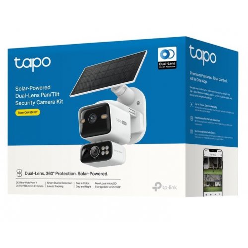 IP-камера TP-LINK Tapo C645D KIT купити в Україні: Київ, Львів, Хмельницький, Тернопіль, Івано-Франківськ | Низька ціна, відгуки, характеристики від TELEMART фото