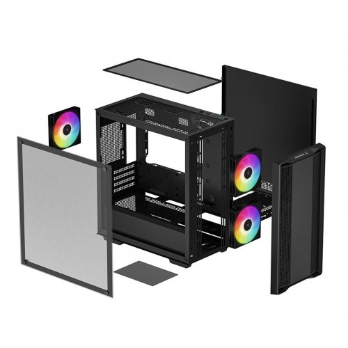Корпус Deepcool CC360 ARGB без БЖ (R-CC360-BKAPM3-G-1) Black (Відновлено продавцем, 871635) купити в Україні: Київ, Львів, Хмельницький, Тернопіль, Івано-Франківськ | Перевірка сумісності, низька ціна, відгуки, характеристики від TELEMART фото