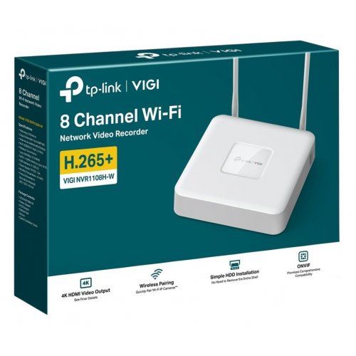Відеореєстратор мережевий TP-LINK VIGI NVR1108H-W купити в Україні: Київ, Львів, Хмельницький, Тернопіль, Івано-Франківськ | Низька ціна, відгуки, характеристики від TELEMART фото