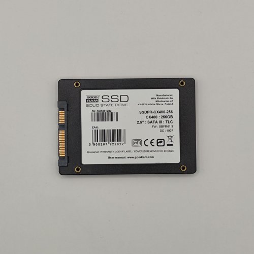 Ssd-диск GoodRAM CX400 TLC 256GB 2.5" (SSDPR-CX400-256) (Восстановлено продавцом, 871656) купить в Украине: Киев, Днепр, Харьков, Одесса  | Проверка совместимости, низкая цена, отзывы, характеристики от TELEMART фото