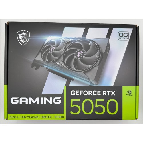 Відеокарта MSI GeForce RTX 5050 GAMING OC 8192MB (RTX 5050 8G GAMING OC) (Відновлено продавцем, 871658) купити в Україні: Київ, Львів, Хмельницький, Тернопіль, Івано-Франківськ | Перевірка сумісності, низька ціна, відгуки, характеристики від TELEMART фото