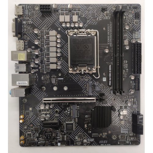 Материнская плата MSI PRO H610M-G DDR4 (s1700, Intel H610) (Восстановлено продавцом, 871662) купить в Украине: Киев, Днепр, Харьков, Одесса  | Проверка совместимости, низкая цена, отзывы, характеристики от TELEMART фото