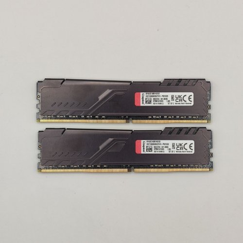 Озу Kingston DDR4 32GB (2x16GB) 3200Mhz FURY Beast Black (KF432C16BB1K2/32) (Восстановлено продавцом, 871664) купить в Украине: Киев, Днепр, Харьков, Одесса  | Проверка совместимости, низкая цена, отзывы, характеристики от TELEMART фото