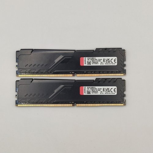 Озу Kingston DDR4 16GB (2x8GB) 3200Mhz FURY Beast Black (KF432C16BBK2/16) (Восстановлено продавцом, 871669) купить в Украине: Киев, Днепр, Харьков, Одесса  | Проверка совместимости, низкая цена, отзывы, характеристики от TELEMART фото