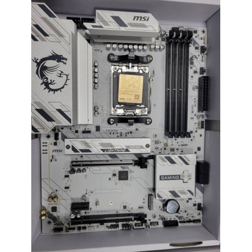 Уценка материнская плата MSI B850 GAMING PLUS WIFI6E (sAM5, AMD B850) (Не работает слот ОЗУ DIMM B2, 871686) купить в Украине: Киев, Днепр, Харьков, Одесса  | Проверка совместимости, низкая цена, отзывы, характеристики от TELEMART фото