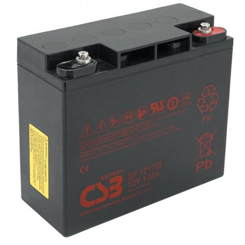 Акумуляторна батарея CSB 12V 17Ah (GP12170I) купити в Україні: Київ, Львів, Хмельницький, Тернопіль, Івано-Франківськ | Низька ціна, відгуки, характеристики від TELEMART фото