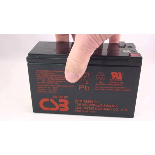 Акумуляторна батарея CSB 12V 9Ah (UPS12460) купити в Україні: Київ, Львів, Хмельницький, Тернопіль, Івано-Франківськ | Низька ціна, відгуки, характеристики від TELEMART фото