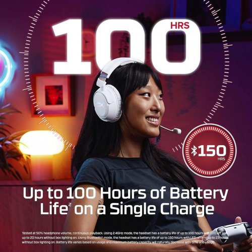 Наушники HyperX Cloud Flight 2 (B5VC4AA) Black купить в Украине: Киев, Днепр, Харьков, Одесса  | Низкая цена, отзывы, характеристики от TELEMART фото