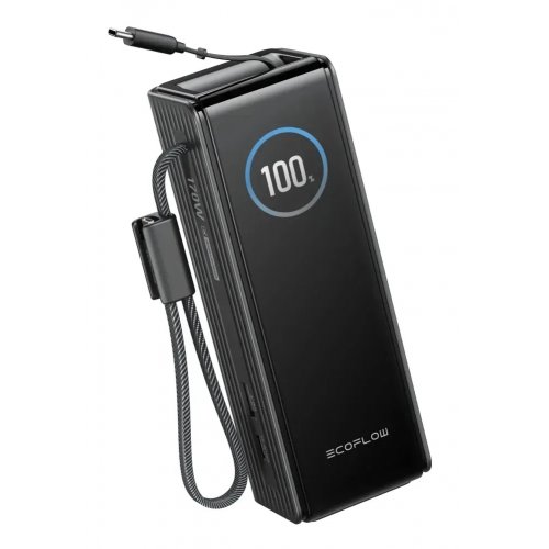 Powerbank EcoFlow RAPID 25000mAh 100W (EF-RAPID25K100W-B-EU) Black купить в Украине: Киев, Днепр, Харьков, Одесса  | Низкая цена, отзывы, характеристики от TELEMART фото