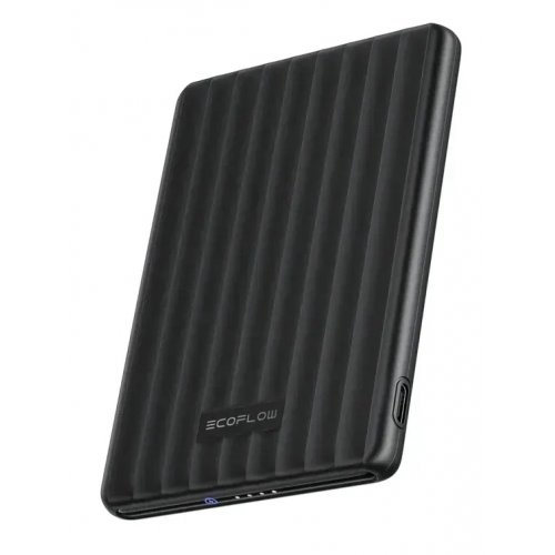 Powerbank EcoFlow RAPID Mag 5000mAh 20W (EF-RAPIDQI1-5K-B-EU) Black купить в Украине: Киев, Днепр, Харьков, Одесса  | Низкая цена, отзывы, характеристики от TELEMART фото