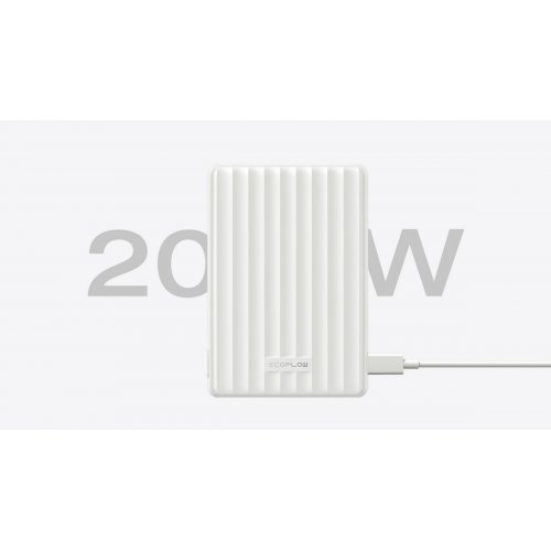 Powerbank EcoFlow RAPID Mag 5000mAh 20W (EF-RAPIDQI1-5K-VT-EU) Violet купити в Україні: Київ, Львів, Хмельницький, Тернопіль, Івано-Франківськ | Низька ціна, відгуки, характеристики від TELEMART фото