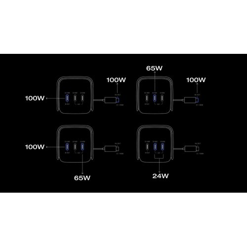 Powerbank EcoFlow RAPID Pro 20000mAh 100W (EF-RAPIDPRO20K-EU) Black купить в Украине: Киев, Днепр, Харьков, Одесса  | Низкая цена, отзывы, характеристики от TELEMART фото