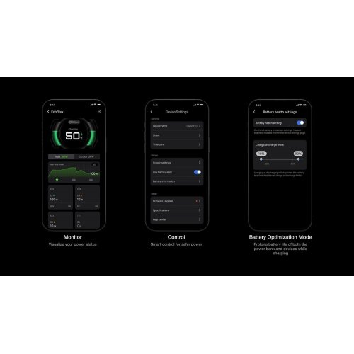 Powerbank EcoFlow RAPID Pro 20000mAh 100W (EF-RAPIDPRO20K-EU) Black купить в Украине: Киев, Днепр, Харьков, Одесса  | Низкая цена, отзывы, характеристики от TELEMART фото