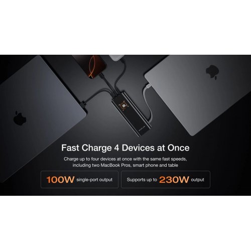 Powerbank EcoFlow RAPID Pro 20000mAh 100W (EF-RAPIDPRO20K-EU) Black купить в Украине: Киев, Днепр, Харьков, Одесса  | Низкая цена, отзывы, характеристики от TELEMART фото