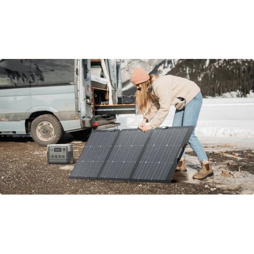 Сонячна панель EcoFlow 160W NextGen Solar Panel (EFSOLAR160W-N) купити в Україні: Київ, Львів, Хмельницький, Тернопіль, Івано-Франківськ | Низька ціна, відгуки, характеристики від TELEMART фото