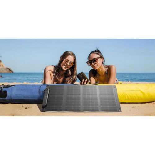Сонячна панель EcoFlow 28W Solar Panel (EFSOLAR28W-P-S-TY-4-EU) купити в Україні: Київ, Львів, Хмельницький, Тернопіль, Івано-Франківськ | Низька ціна, відгуки, характеристики від TELEMART фото