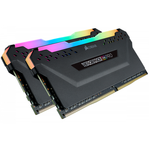 Фото ОЗП Corsair DDR4 16GB (2x8GB) 3000Mhz RGB PRO (CMW16GX4M2C3000C15) Black
