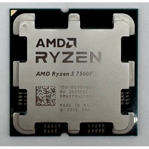 Процесор AMD Ryzen 5 7500F 3.7(5.0)GHz 32MB sAM5 Tray (100-000000597) (Відновлено продавцем, 871823) купити в Україні: Київ, Львів, Хмельницький, Тернопіль, Івано-Франківськ | Перевірка сумісності, низька ціна, відгуки, характеристики від TELEMART фото