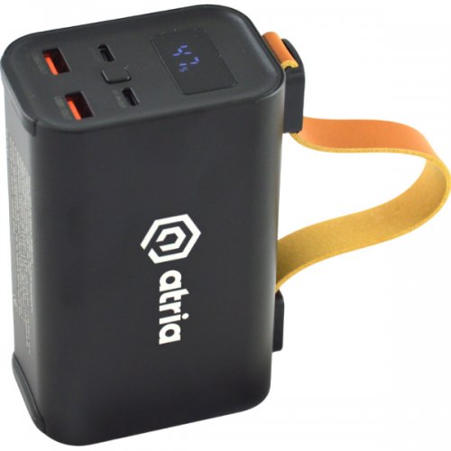 Powerbank Atria WPD-130 30000mAh 130W Black купить в Украине: Киев, Днепр, Харьков, Одесса  | Низкая цена, отзывы, характеристики от TELEMART фото