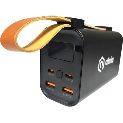 Powerbank Atria WPD-130 30000mAh 130W Black купить в Украине: Киев, Днепр, Харьков, Одесса  | Низкая цена, отзывы, характеристики от TELEMART фото