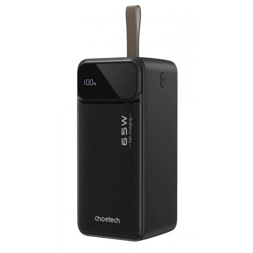 Powerbank Choetech B733 50000mAh 65W (B733-CCBK) Black купити в Україні: Київ, Львів, Хмельницький, Тернопіль, Івано-Франківськ | Низька ціна, відгуки, характеристики від TELEMART фото