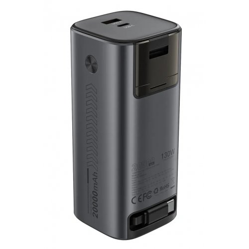 Powerbank Choetech B815C TFT 20000mAh 130W Black купить в Украине: Киев, Днепр, Харьков, Одесса  | Низкая цена, отзывы, характеристики от TELEMART фото