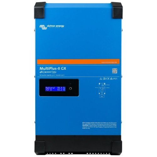 Гібридний інвертор Victron Energy MultiPlus-II GX 48V 4000W (48/4k5/55-32 GX) купити в Україні: Київ, Львів, Хмельницький, Тернопіль, Івано-Франківськ | Низька ціна, відгуки, характеристики від TELEMART фото