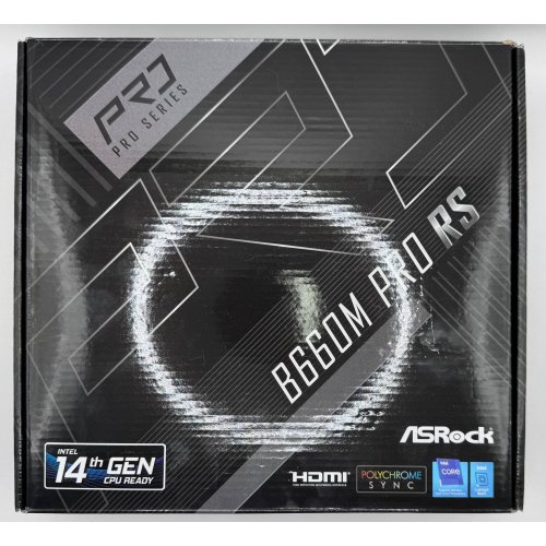 Материнская плата AsRock B660M Pro RS (s1700, Intel B660) (Восстановлено продавцом, 871865) купить в Украине: Киев, Днепр, Харьков, Одесса  | Проверка совместимости, низкая цена, отзывы, характеристики от TELEMART фото