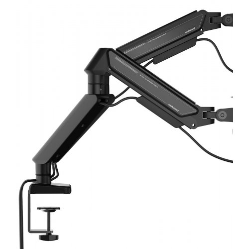 Уцінка настільне кріплення для двох моніторів Anda Seat Stealth II Duo 17-32" (AD-W-A6D-2S-BB) Black (Сліди використання, 871886) купити в Україні: Київ, Львів, Хмельницький, Тернопіль, Івано-Франківськ | Низька ціна, відгуки, характеристики від TELEMART фото