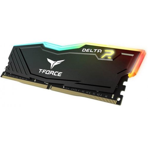 Продать ОЗУ Team DDR4 16GB 2400Mhz T-Force Delta RGB (TF3D416G2400HC15B01) Black по Trade-In интернет-магазине Телемарт - Киев, Днепр, Украина фото