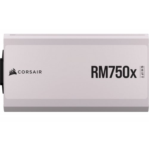 Уцінка блок живлення Corsair RM750x Shift 750W (CP-9020273-EU) White (Розкрита упаковка, 872055) купити в Україні: Київ, Львів, Хмельницький, Тернопіль, Івано-Франківськ | Перевірка сумісності, низька ціна, відгуки, характеристики від TELEMART фото