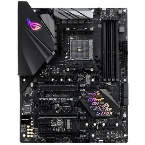 Материнская плата Asus ROG STRIX B450-F GAMING (sAM4, AMD B450) (Восстановлено продавцом, 872060) купить в Украине: Киев, Днепр, Харьков, Одесса  | Проверка совместимости, низкая цена, отзывы, характеристики от TELEMART фото