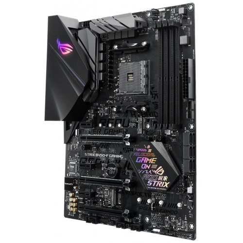 Материнская плата Asus ROG STRIX B450-F GAMING (sAM4, AMD B450) (Восстановлено продавцом, 872060) купить в Украине: Киев, Днепр, Харьков, Одесса  | Проверка совместимости, низкая цена, отзывы, характеристики от TELEMART фото