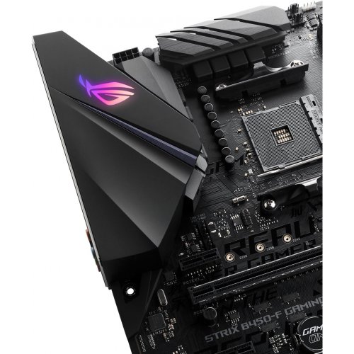 Материнская плата Asus ROG STRIX B450-F GAMING (sAM4, AMD B450) (Восстановлено продавцом, 872060) купить в Украине: Киев, Днепр, Харьков, Одесса  | Проверка совместимости, низкая цена, отзывы, характеристики от TELEMART фото