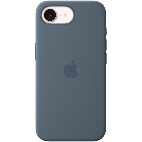 Чохол для смартфона Apple Silicone Case with MagSafe for Apple iPhone 17e (MHWE4ZM/A) Anchor Blue купити в Україні: Київ, Львів, Хмельницький, Тернопіль, Івано-Франківськ | Низька ціна, відгуки, характеристики від TELEMART фото