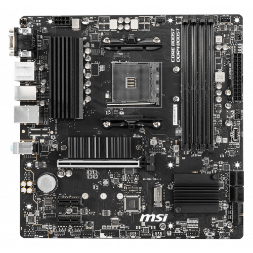 Уценка материнская плата MSI B550M PRO-VDH (sAM4, AMD B550) (Следы использования, 872103) купить в Украине: Киев, Днепр, Харьков, Одесса  | Проверка совместимости, низкая цена, отзывы, характеристики от TELEMART фото