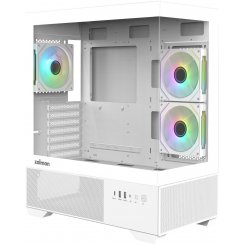 Уцінка корпус Zalman Chronix Tempered Glass без БЖ White (Сліди використання, 872121)