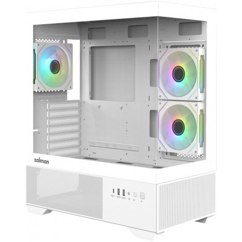 Уцінка корпус Zalman Chronix Tempered Glass без БЖ White (Сліди використання, 872121) купити в Україні: Київ, Львів, Хмельницький, Тернопіль, Івано-Франківськ | Перевірка сумісності, низька ціна, відгуки, характеристики від TELEMART фото