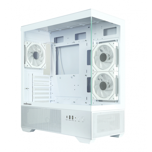Уцінка корпус Zalman Chronix Tempered Glass без БЖ White (Сліди використання, 872121) купити в Україні: Київ, Львів, Хмельницький, Тернопіль, Івано-Франківськ | Перевірка сумісності, низька ціна, відгуки, характеристики від TELEMART фото