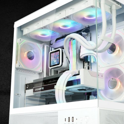 Уцінка корпус Zalman Chronix Tempered Glass без БЖ White (Сліди використання, 872121) купити в Україні: Київ, Львів, Хмельницький, Тернопіль, Івано-Франківськ | Перевірка сумісності, низька ціна, відгуки, характеристики від TELEMART фото