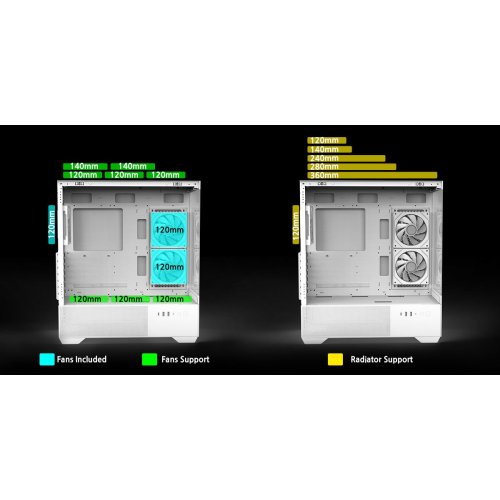 Уцінка корпус Zalman Chronix Tempered Glass без БЖ White (Сліди використання, 872121) купити в Україні: Київ, Львів, Хмельницький, Тернопіль, Івано-Франківськ | Перевірка сумісності, низька ціна, відгуки, характеристики від TELEMART фото