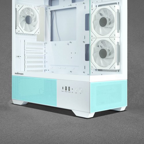 Уцінка корпус Zalman Chronix Tempered Glass без БЖ White (Сліди використання, 872121) купити в Україні: Київ, Львів, Хмельницький, Тернопіль, Івано-Франківськ | Перевірка сумісності, низька ціна, відгуки, характеристики від TELEMART фото