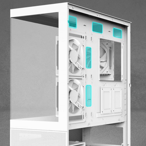 Уцінка корпус Zalman Chronix Tempered Glass без БЖ White (Сліди використання, 872121) купити в Україні: Київ, Львів, Хмельницький, Тернопіль, Івано-Франківськ | Перевірка сумісності, низька ціна, відгуки, характеристики від TELEMART фото