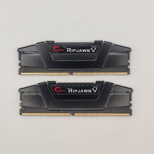 Озп G.Skill DDR4 16GB (2x8GB) 3200Mhz Ripjaws V (F4-3200C16D-16GVKB) (Відновлено продавцем, 872138) купити в Україні: Київ, Львів, Хмельницький, Тернопіль, Івано-Франківськ | Перевірка сумісності, низька ціна, відгуки, характеристики від TELEMART фото