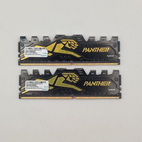 Озп Apacer DDR4 16GB (2x8GB) 2400Mhz PANTHER RAGE (EK.16GAT.GEJK2) (Відновлено продавцем, 872141) купити в Україні: Київ, Львів, Хмельницький, Тернопіль, Івано-Франківськ | Перевірка сумісності, низька ціна, відгуки, характеристики від TELEMART фото