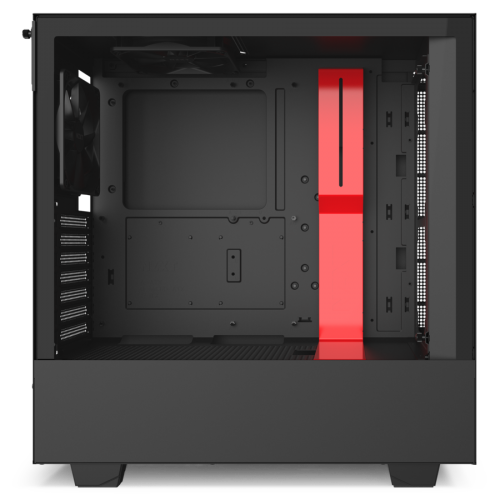 Корпус NZXT H510 Tempered Glass (CA-H510B-BR) Matte Black/Red (Відновлено продавцем, 872163) купити в Україні: Київ, Львів, Хмельницький, Тернопіль, Івано-Франківськ | Перевірка сумісності, низька ціна, відгуки, характеристики від TELEMART фото