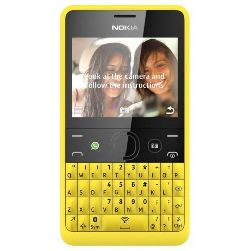 Купить Мобильный телефон Nokia Asha 210 Dual Sim Yellow - цена в Харькове, Киеве, Днепре, Одессе
в интернет-магазине Telemart фото