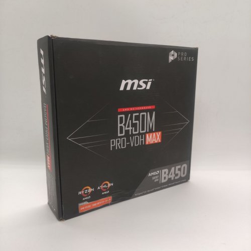 Материнская плата MSI B450M PRO-VDH MAX (sAM4, AMD B450) (Восстановлено продавцом, 872317) купить в Украине: Киев, Днепр, Харьков, Одесса  | Проверка совместимости, низкая цена, отзывы, характеристики от TELEMART фото